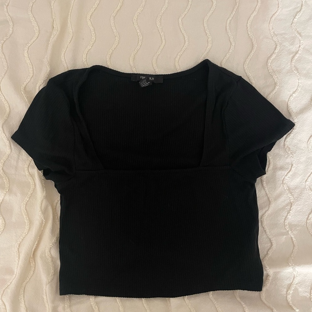 Square Neck Crop Top